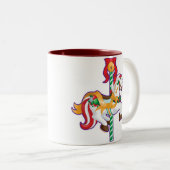 クリスマスの回転木馬 ツートーンマグカップ (正面右)