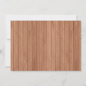 クリスマスの国の写真の保存日付 セーブザデート (裏面)