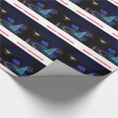 クリスマスの国民の木-包装紙 ラッピングペーパー (角)