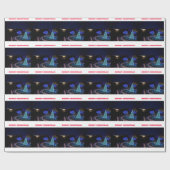 クリスマスの国民の木-包装紙 ラッピングペーパー (フラット)