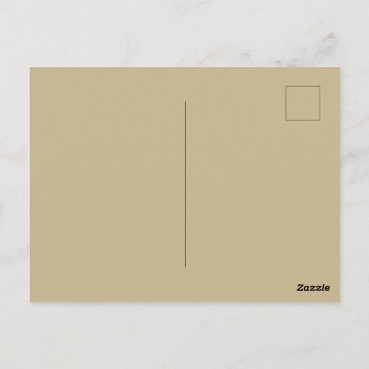 クリスマスの場面(ヤード記号付) ポストカード (裏面)