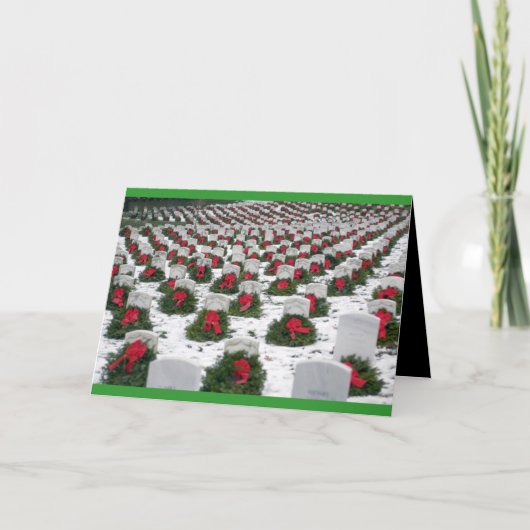 クリスマスの墓カード シーズンカード (正面)