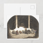 クリスマスの夜にジョン・バウアー ポストカード (正面/裏面)