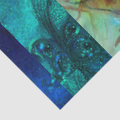 クリスマスの夜にランタンを持つサンタクロース 薄葉紙 (詳細)