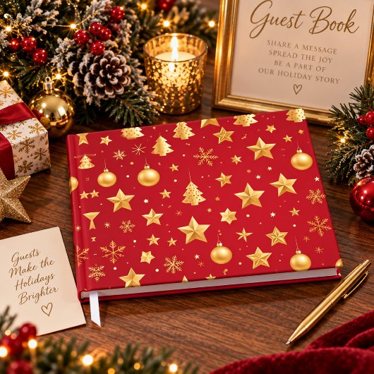 クリスマスの夜に輝く ゲストブック