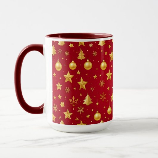 クリスマスの夜に輝く マグカップ (左)