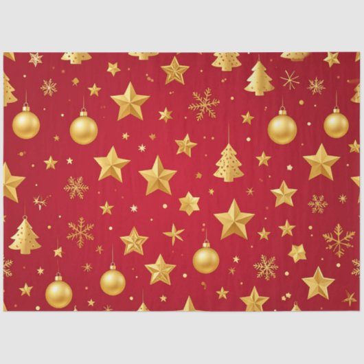 クリスマスの夜に輝く 薄葉紙 (正面)