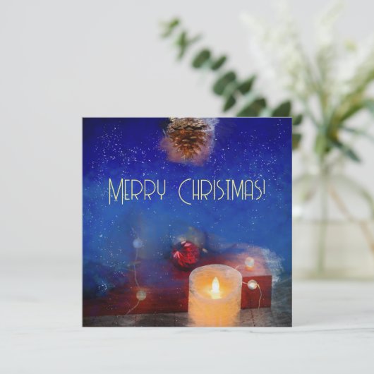 クリスマスの夜のロウソク (スタンド正面)