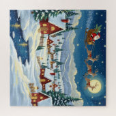 クリスマスの夜の夢の世界 ジグソーパズル (横)