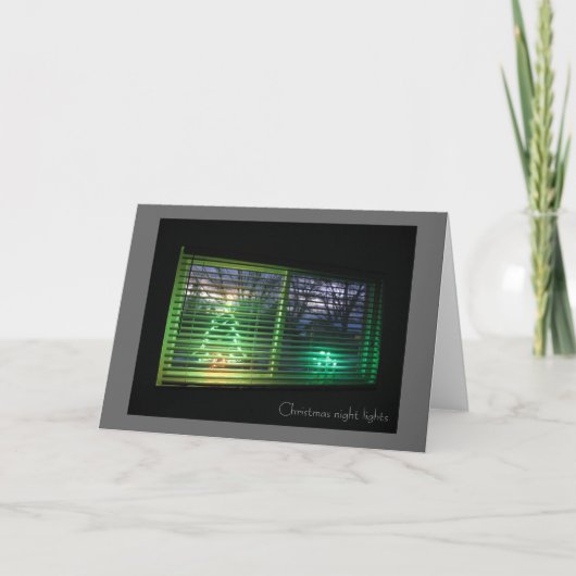 クリスマスの夜はカードをつけます シーズンカード (正面)