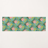 クリスマスの夜フィンランドのキャビン、木と射撃、 発砲 ヨガマット (正面(横))