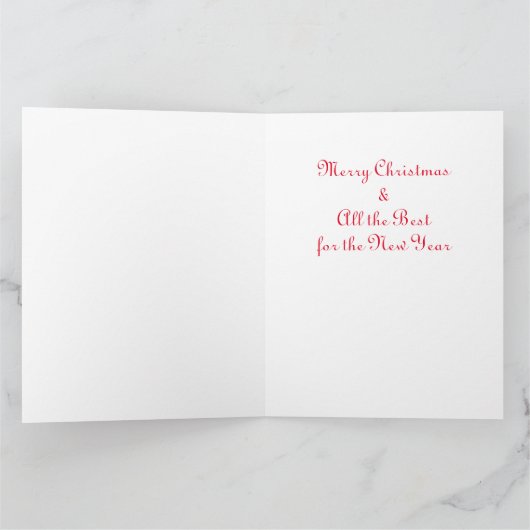 クリスマスの夜 カード (内部)