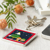 クリスマスの夜 キーホルダー (側面)