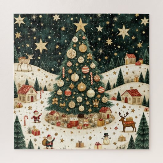 クリスマスの夜 ジグソーパズル (縦)
