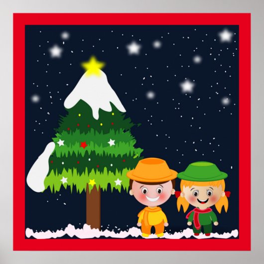 クリスマスの夜 ポスター (正面)