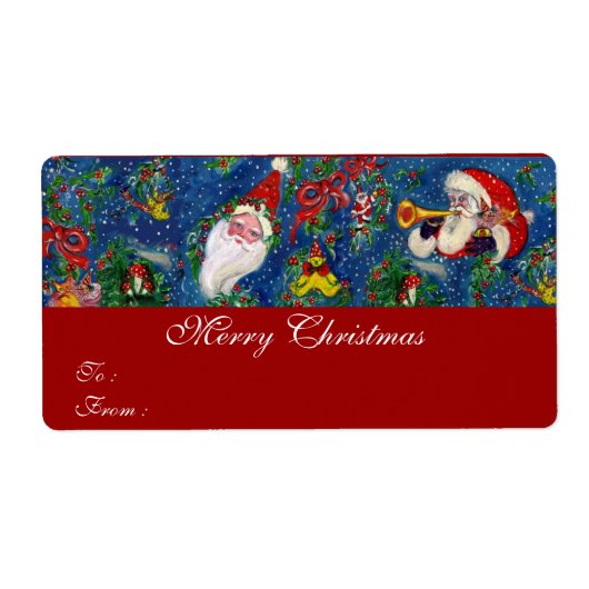 クリスマスの夜 ラベル (正面)