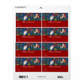 クリスマスの夜 ラベル (フルシート)