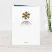 クリスマスの夜/葵の冠をかぶったサンタ シーズンカード (裏面)