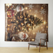 "クリスマスの夢の木" タペストリー (インサイチュ(横))