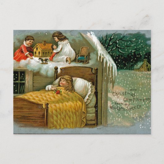 クリスマスの夢 シーズンポストカード (正面)