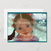 クリスマスの夢 ポストカード (正面/裏面)