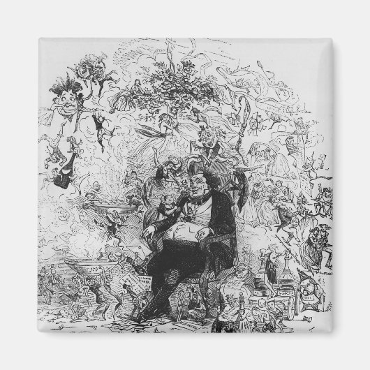 クリスマスの夢 マグネット (正面)