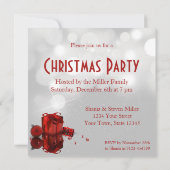 クリスマスの大切な贈り物 - パーティ招待状 招待状 (裏面)