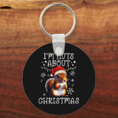 クリスマスの大好きおもしろいなクリスマス キーホルダー (正面)