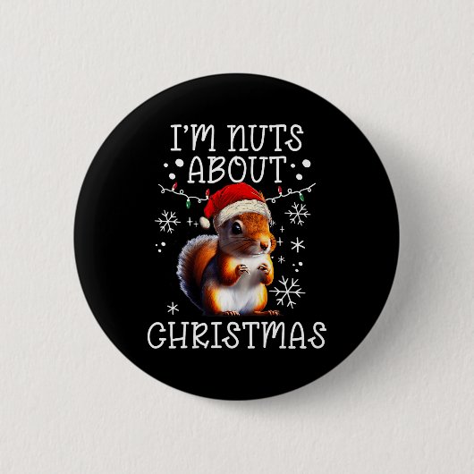 クリスマスの大好きおもしろいなクリスマス 缶バッジ (正面)