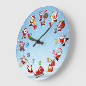 クリスマスの大時計 ラージ壁時計 (傾斜)