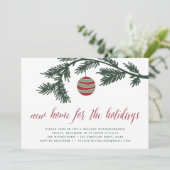 クリスマスの大枝 |引っ越し祝いパーティーパーティの招待状 シーズンカード (スタンド正面)