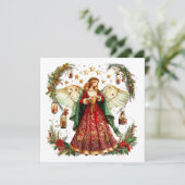 クリスマスの天使と夜の星 シーズンカード (スタンド正面)