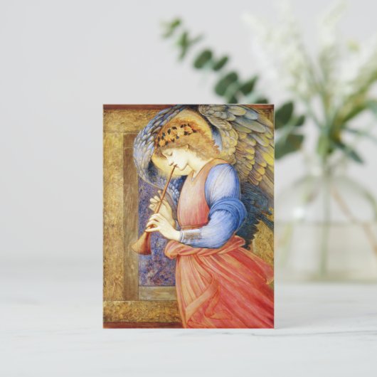 クリスマスの天使のエドワード・バーン=ジョーンズの郵便はがき シーズンポストカード (スタンド正面)