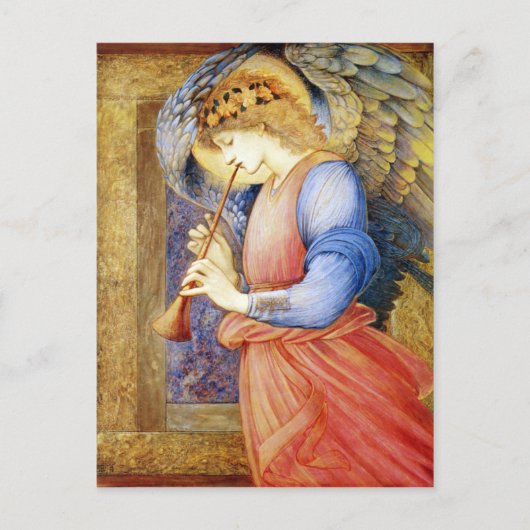 クリスマスの天使のエドワード・バーン=ジョーンズの郵便はがき シーズンポストカード (正面)