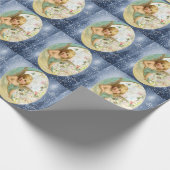 クリスマスの天使のカスタムな包装紙 ラッピングペーパー (角)