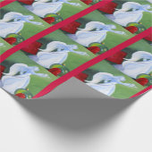 クリスマスの天使の包装紙 ラッピングペーパー (角)