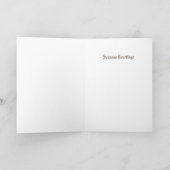 クリスマスの天使の挨拶状 シーズンカード (内部)