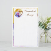 クリスマスの天使の文房具 便箋 (スタンド正面)