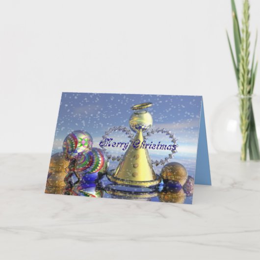 クリスマスの天使カード シーズンカード (正面)