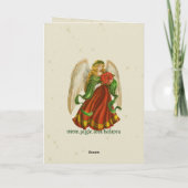 クリスマスの天使カード シーズンカード (裏面)