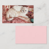 クリスマスの天使キティ ノートカード (正面/裏面)