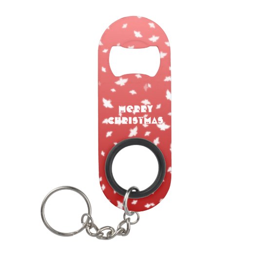 クリスマスの天使 キーホルダー栓抜き (正面)