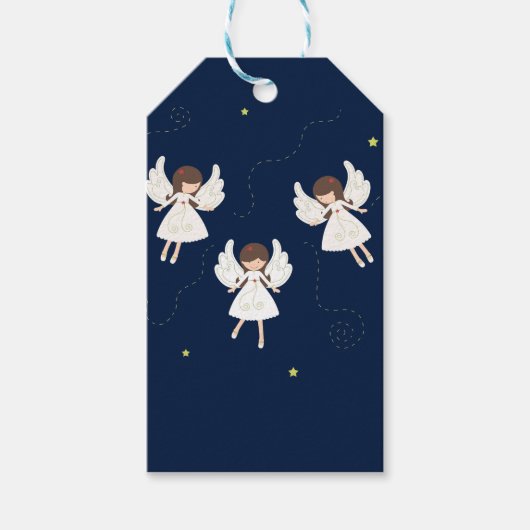 クリスマスの天使 ギフトタグ (正面)