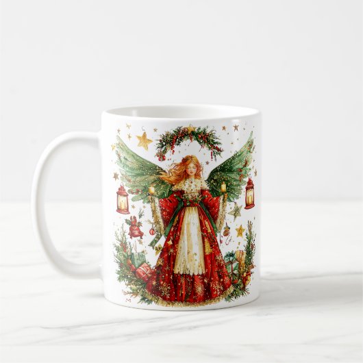 クリスマスの天使 コーヒーマグカップ (左)