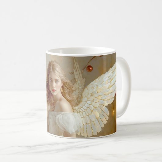 クリスマスの天使  コーヒーマグカップ (正面右)