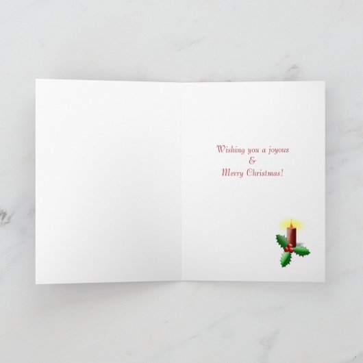 クリスマスの天使-ヴィンテージのイメージ シーズンカード (内部)