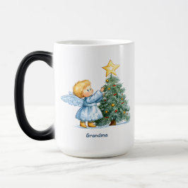 クリスマスの天使 甘い心からの思いやりをカスタマイズ モーフィングマグカップ
