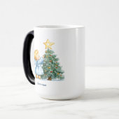クリスマスの天使 甘い心からの思いやりをカスタマイズ モーフィングマグカップ (正面左)