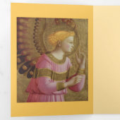 クリスマスの天使 降誕 三つ折りクリスマスカード (内部最初)