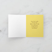 クリスマスの天国と自然天使の宗教 シーズンカード (内部)